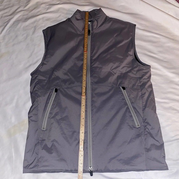 Johnnie-O Jacket Mens Small Full ZIp Fox Steel Gray Puffer Vest Golf NWT - Picture 9 of 10